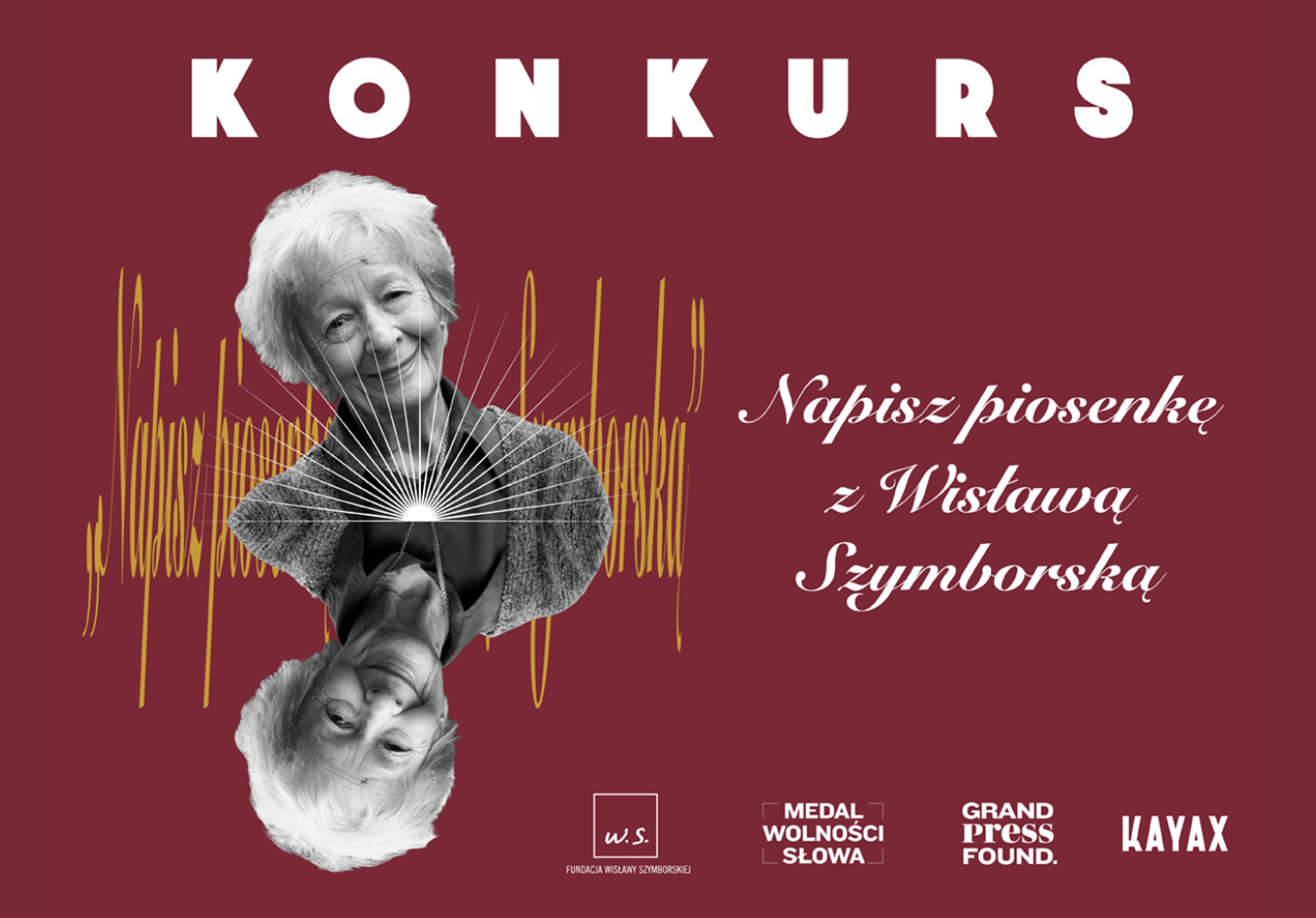 "Write a song with Wisława Szymborska" – Grand Press Foundation contest
