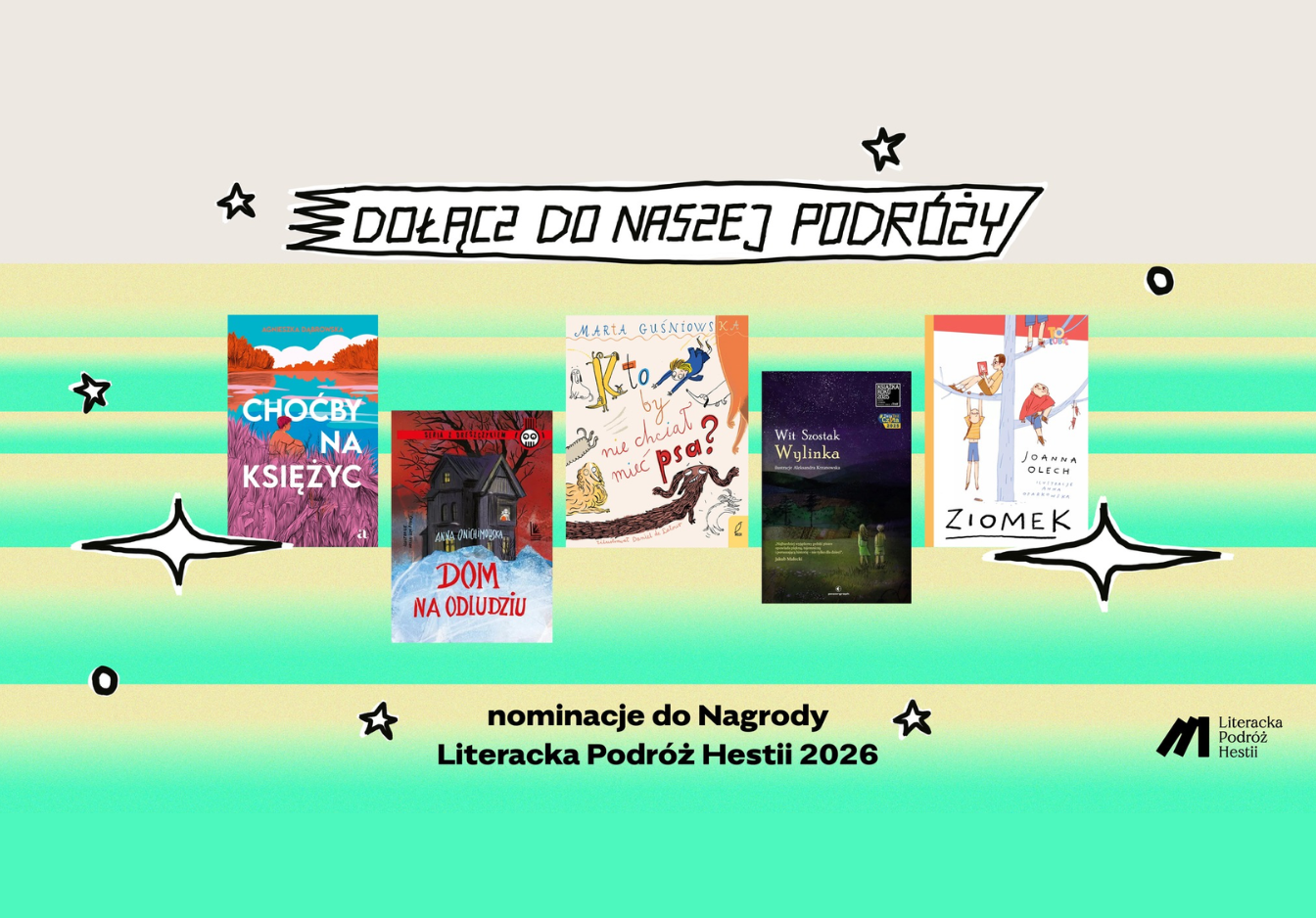 We have met the authors nominated for the Literary Journey Hestia Award 2026